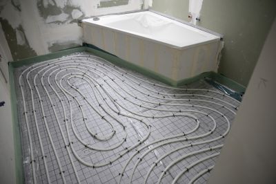 Heated flooring addition