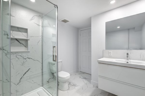 Basement Bathroom Installation in Brookfield