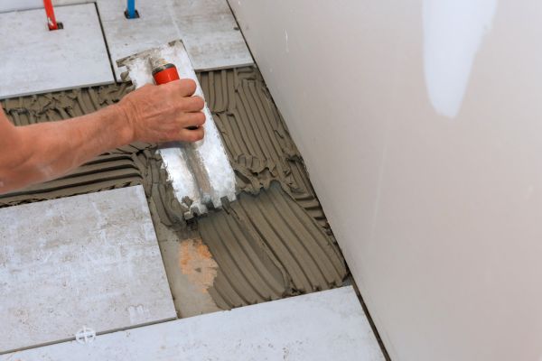 Bathroom Floor Renovation in Brookfield