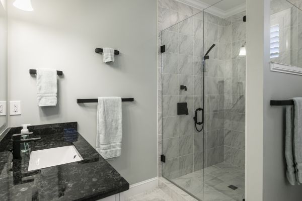 Granite Shower Installation in Brookfield